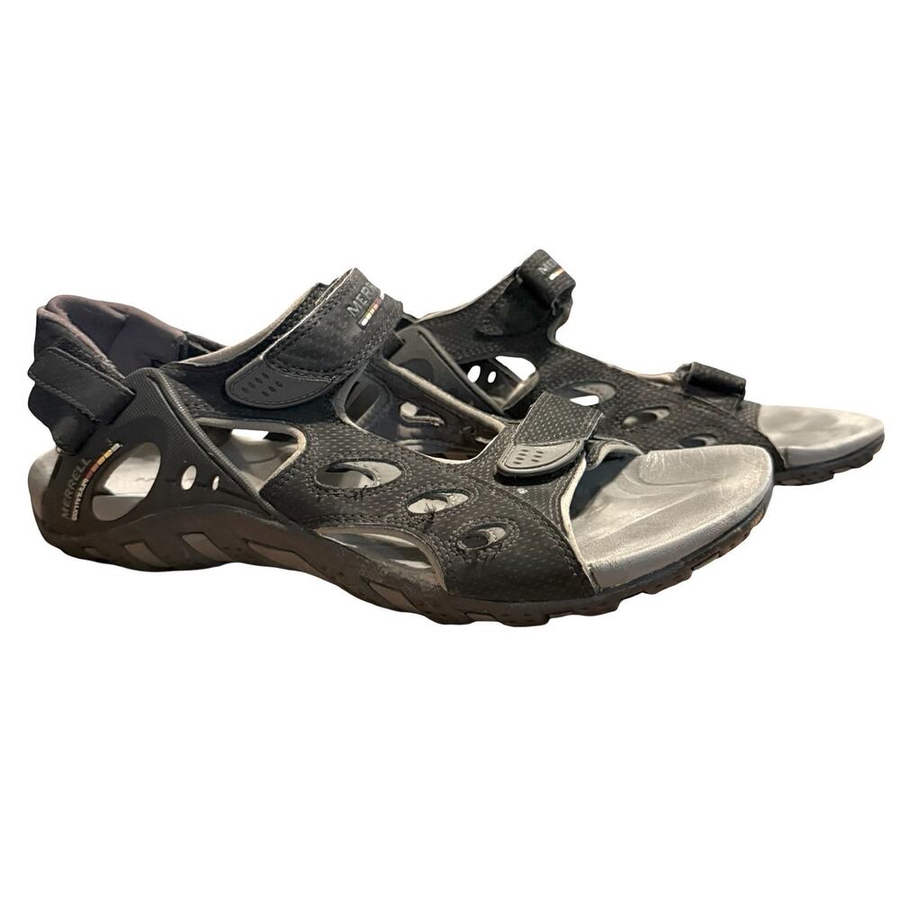 Merrell Waterpro Ganges Sandals Hiking Camping Sporty Shoes Black Mens sz 11